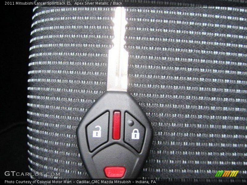 Keys of 2011 Lancer Sportback ES