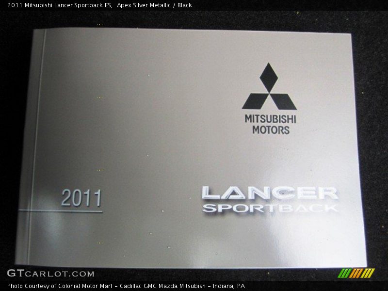 Books/Manuals of 2011 Lancer Sportback ES