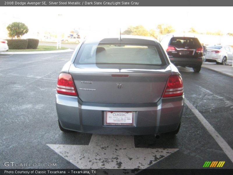 Silver Steel Metallic / Dark Slate Gray/Light Slate Gray 2008 Dodge Avenger SE