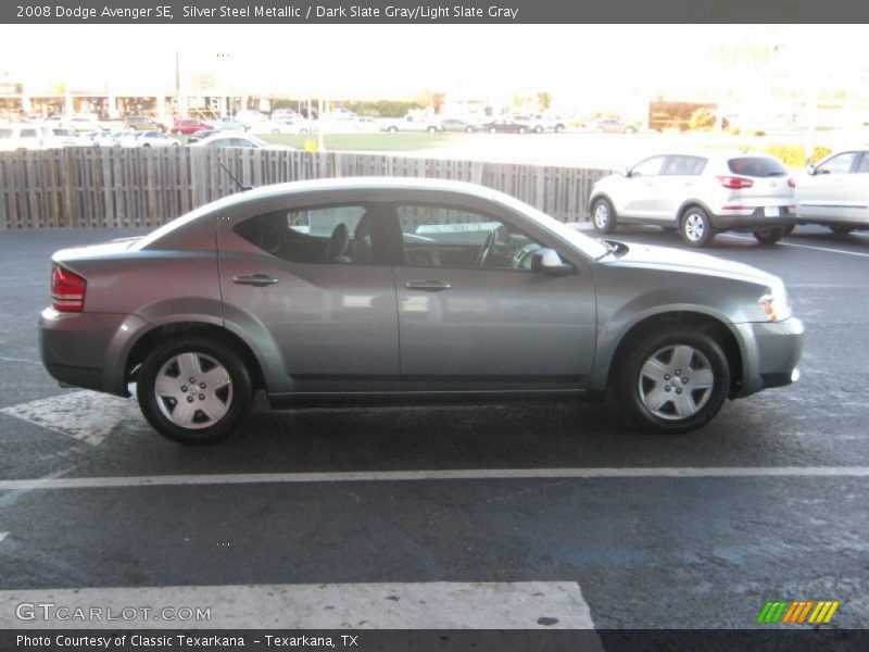 Silver Steel Metallic / Dark Slate Gray/Light Slate Gray 2008 Dodge Avenger SE