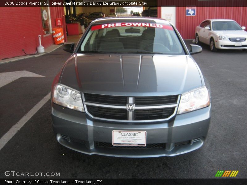 Silver Steel Metallic / Dark Slate Gray/Light Slate Gray 2008 Dodge Avenger SE