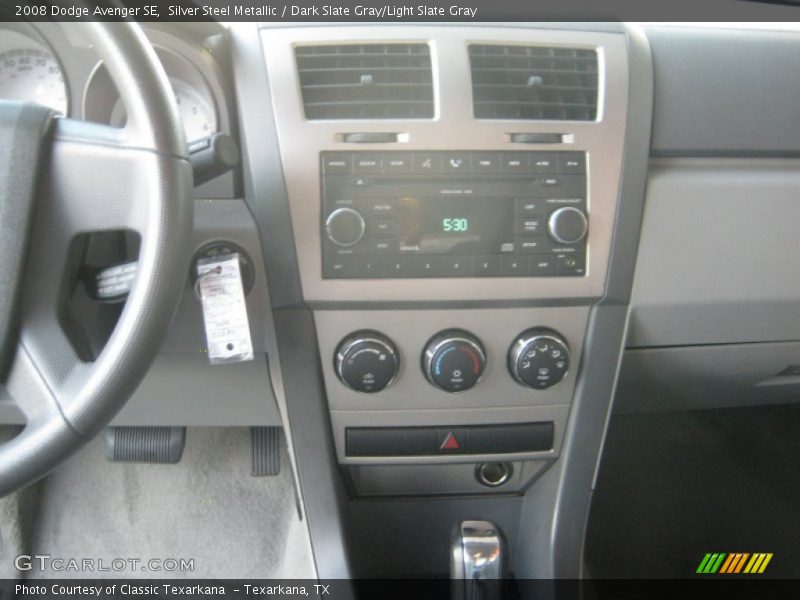 Silver Steel Metallic / Dark Slate Gray/Light Slate Gray 2008 Dodge Avenger SE