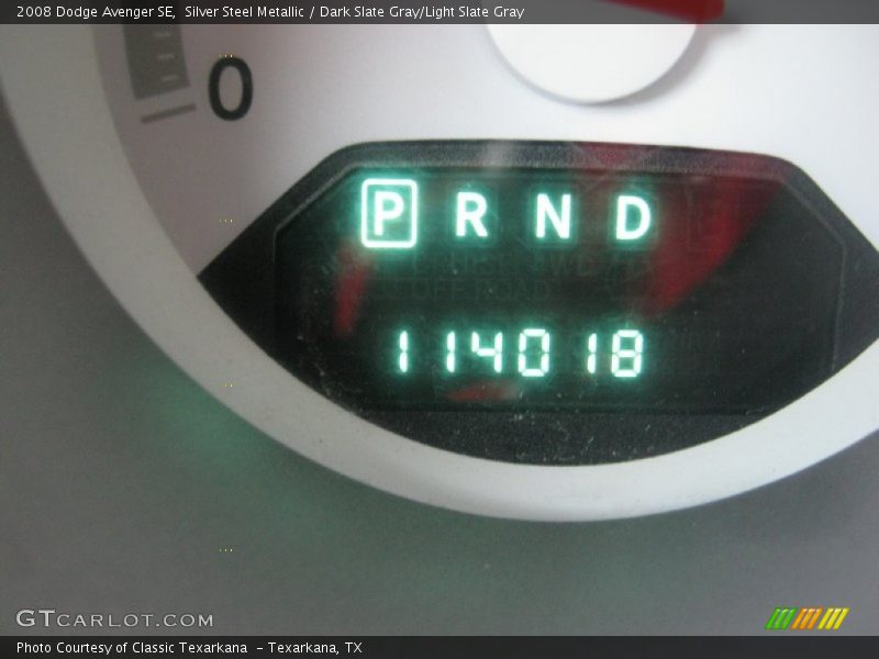 Silver Steel Metallic / Dark Slate Gray/Light Slate Gray 2008 Dodge Avenger SE