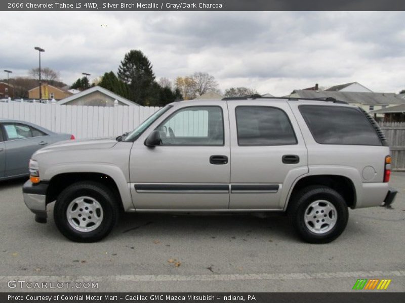 Silver Birch Metallic / Gray/Dark Charcoal 2006 Chevrolet Tahoe LS 4WD