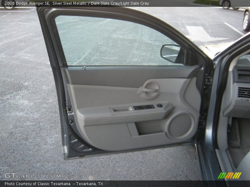 Silver Steel Metallic / Dark Slate Gray/Light Slate Gray 2008 Dodge Avenger SE