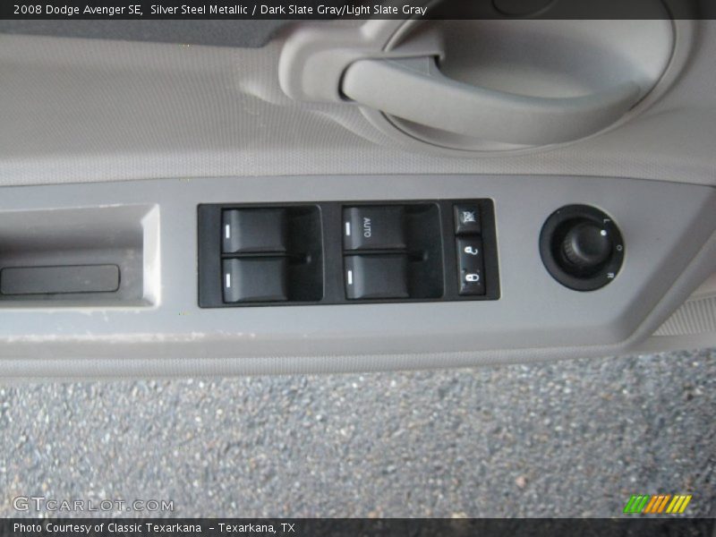 Silver Steel Metallic / Dark Slate Gray/Light Slate Gray 2008 Dodge Avenger SE