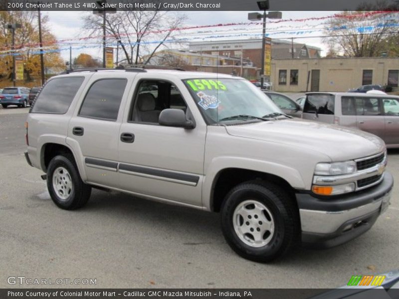 Silver Birch Metallic / Gray/Dark Charcoal 2006 Chevrolet Tahoe LS 4WD