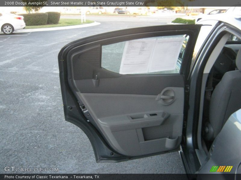 Silver Steel Metallic / Dark Slate Gray/Light Slate Gray 2008 Dodge Avenger SE
