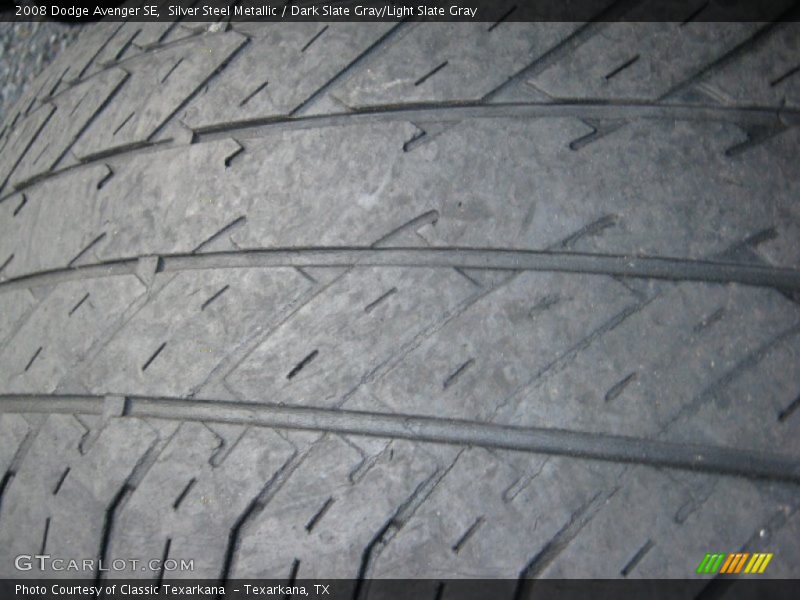 Silver Steel Metallic / Dark Slate Gray/Light Slate Gray 2008 Dodge Avenger SE
