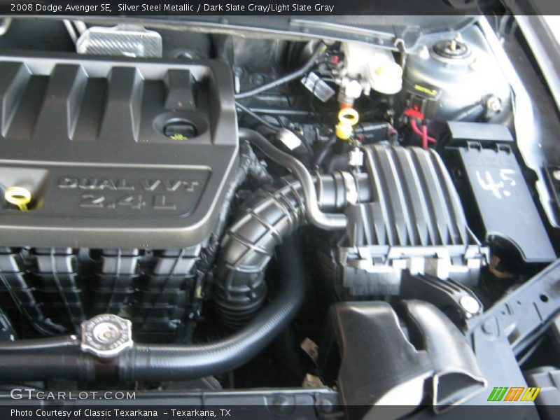 Silver Steel Metallic / Dark Slate Gray/Light Slate Gray 2008 Dodge Avenger SE