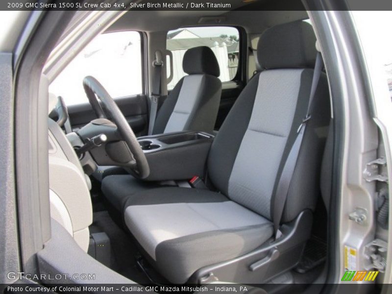 Silver Birch Metallic / Dark Titanium 2009 GMC Sierra 1500 SL Crew Cab 4x4