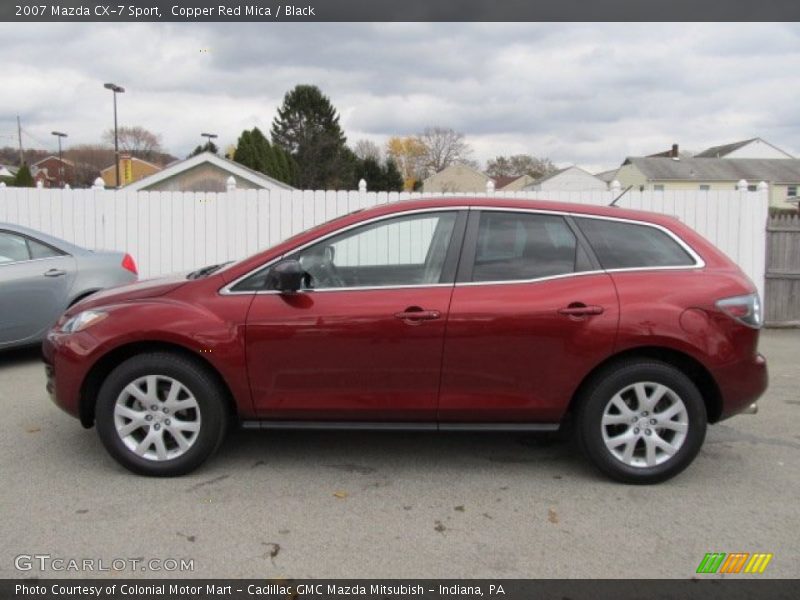 Copper Red Mica / Black 2007 Mazda CX-7 Sport