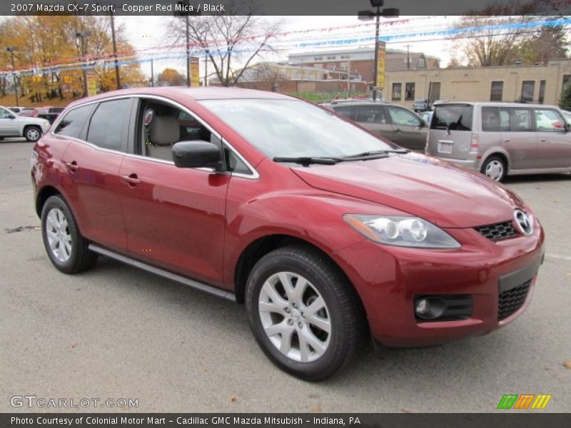 Copper Red Mica / Black 2007 Mazda CX-7 Sport