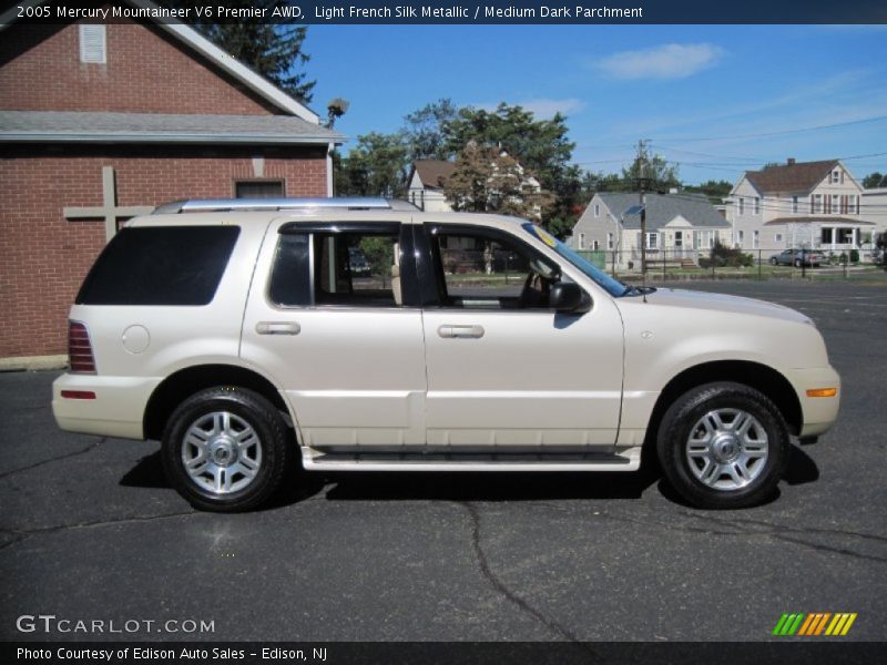 Light French Silk Metallic / Medium Dark Parchment 2005 Mercury Mountaineer V6 Premier AWD