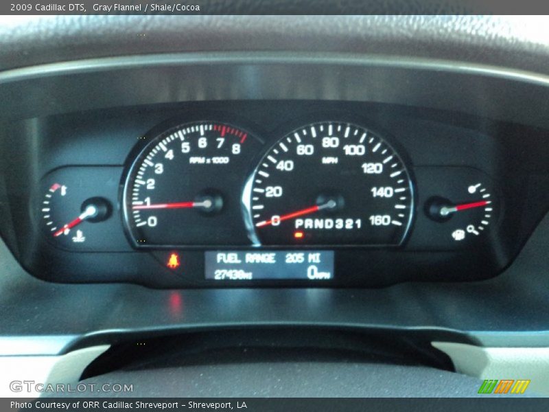 Gray Flannel / Shale/Cocoa 2009 Cadillac DTS