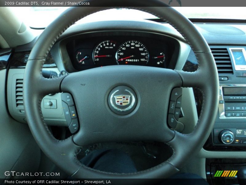 Gray Flannel / Shale/Cocoa 2009 Cadillac DTS