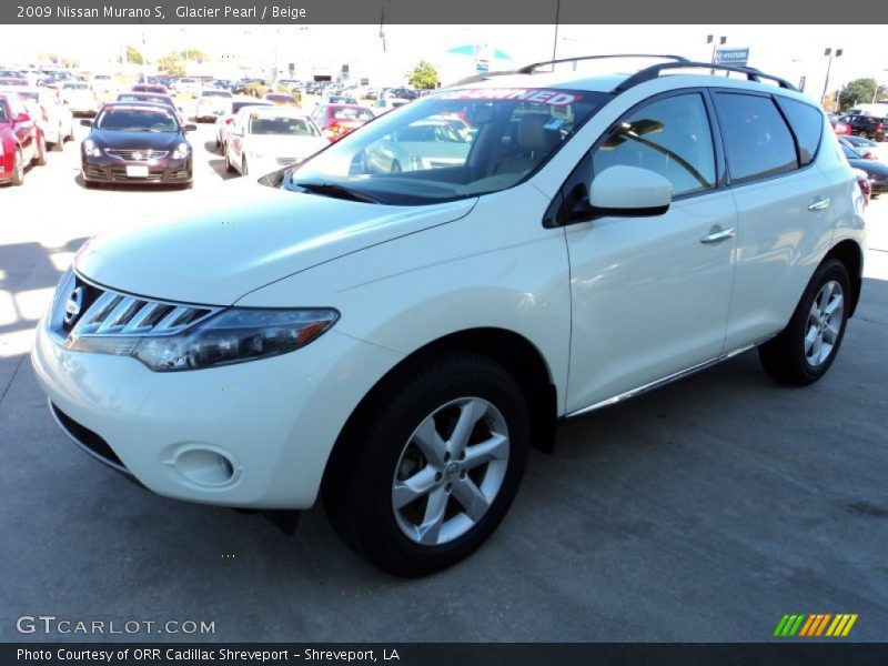 Glacier Pearl / Beige 2009 Nissan Murano S