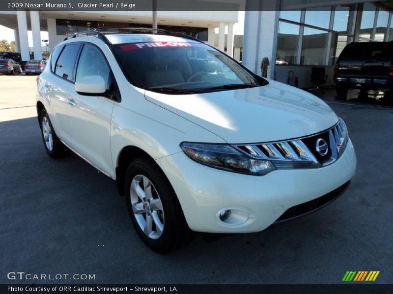 Glacier Pearl / Beige 2009 Nissan Murano S