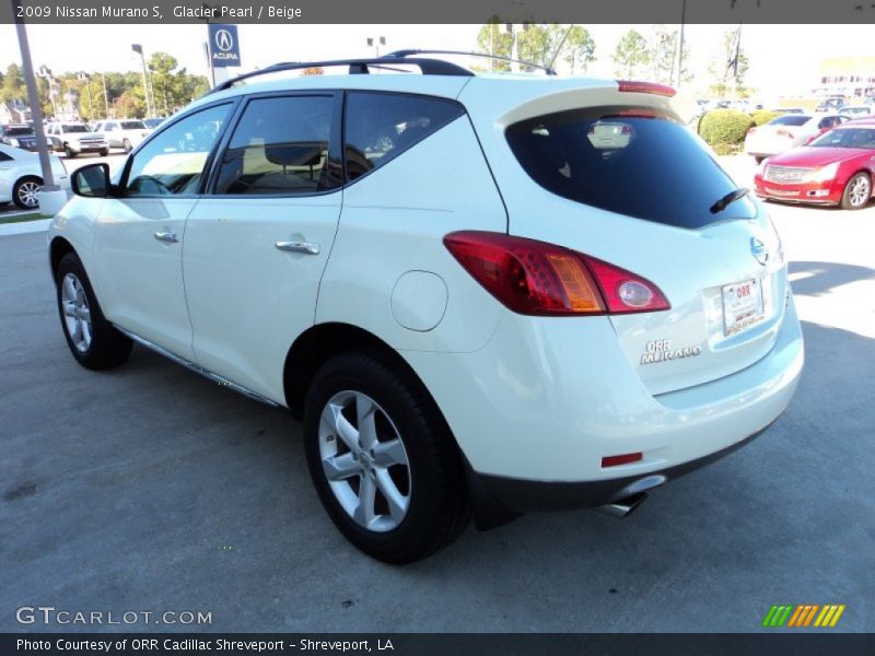 Glacier Pearl / Beige 2009 Nissan Murano S