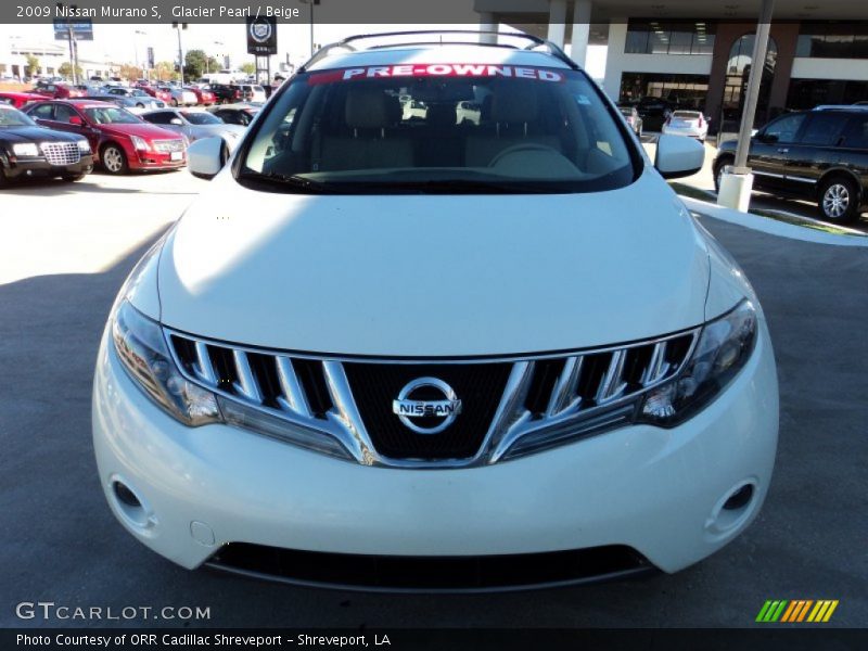 Glacier Pearl / Beige 2009 Nissan Murano S