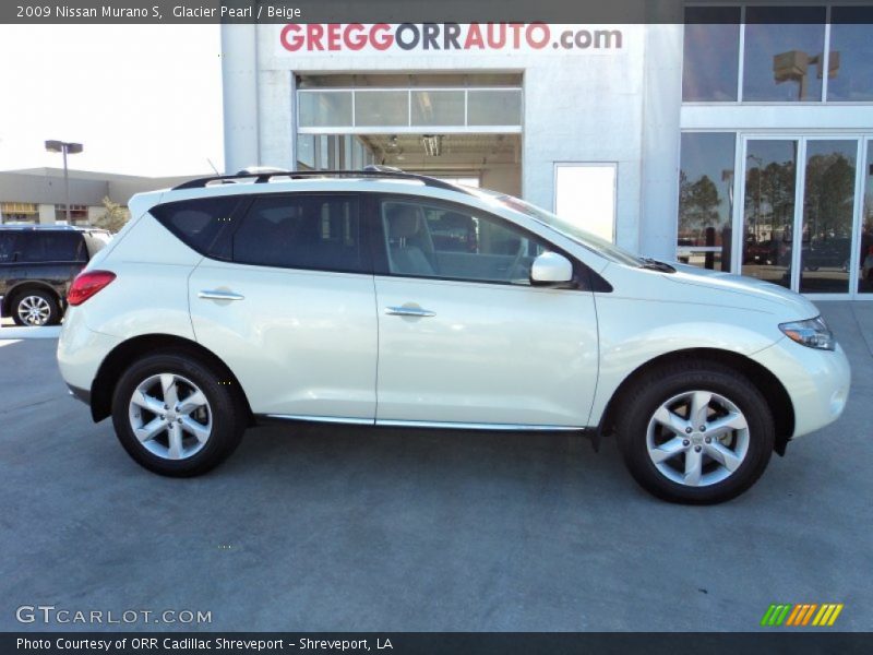 Glacier Pearl / Beige 2009 Nissan Murano S