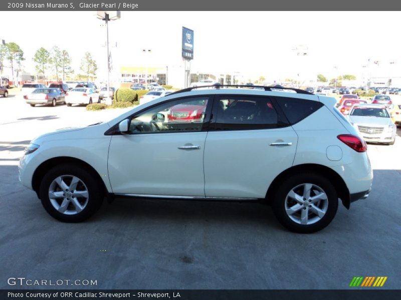 Glacier Pearl / Beige 2009 Nissan Murano S