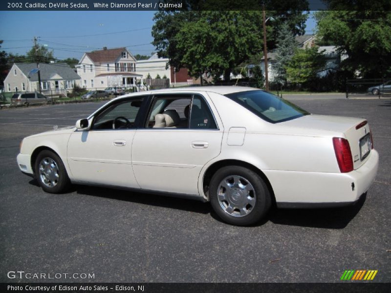White Diamond Pearl / Oatmeal 2002 Cadillac DeVille Sedan