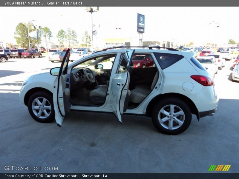 Glacier Pearl / Beige 2009 Nissan Murano S