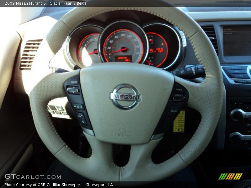 Glacier Pearl / Beige 2009 Nissan Murano S