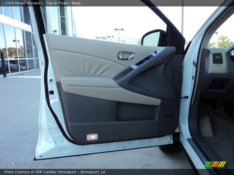 Glacier Pearl / Beige 2009 Nissan Murano S