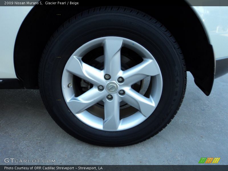Glacier Pearl / Beige 2009 Nissan Murano S