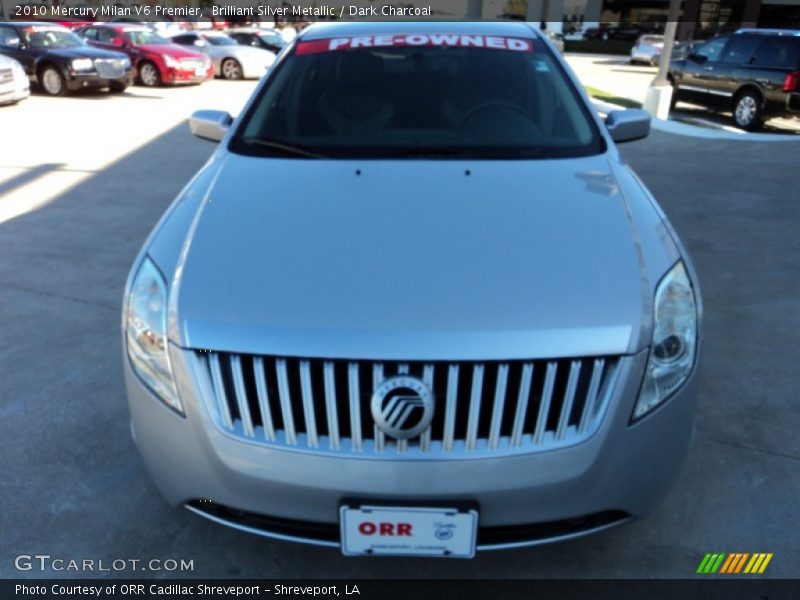 Brilliant Silver Metallic / Dark Charcoal 2010 Mercury Milan V6 Premier
