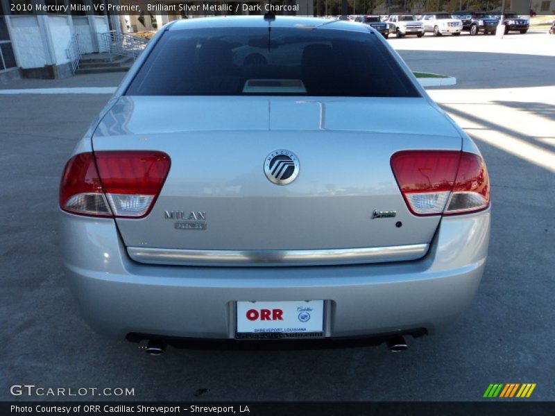 Brilliant Silver Metallic / Dark Charcoal 2010 Mercury Milan V6 Premier