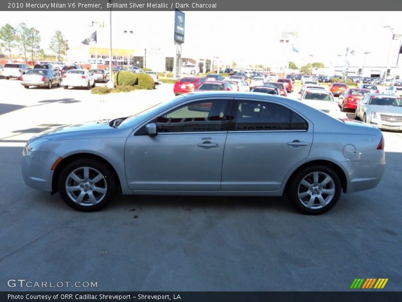 Brilliant Silver Metallic / Dark Charcoal 2010 Mercury Milan V6 Premier