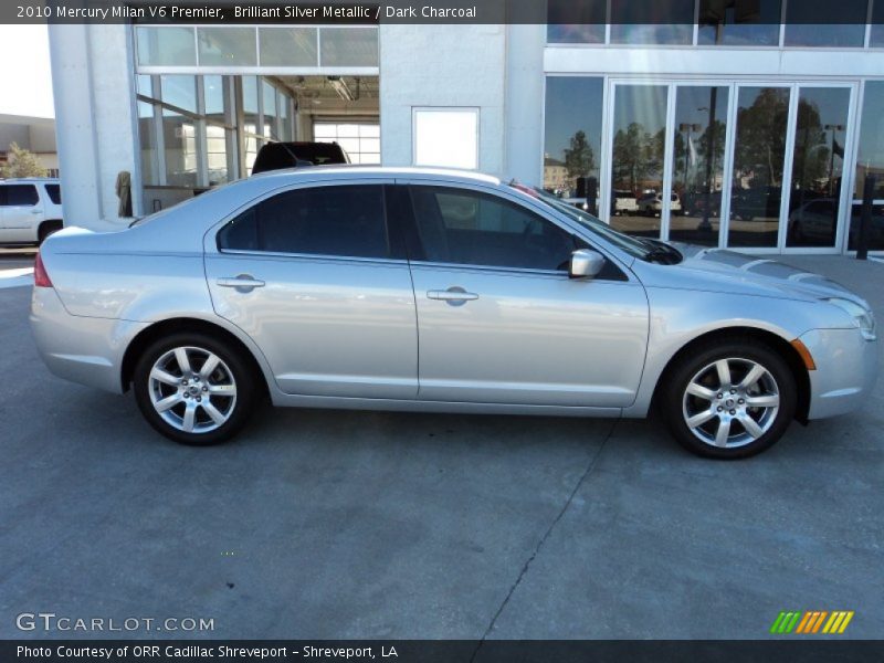 Brilliant Silver Metallic / Dark Charcoal 2010 Mercury Milan V6 Premier