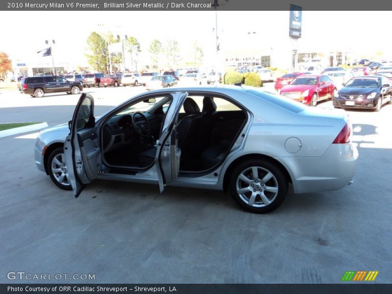 Brilliant Silver Metallic / Dark Charcoal 2010 Mercury Milan V6 Premier