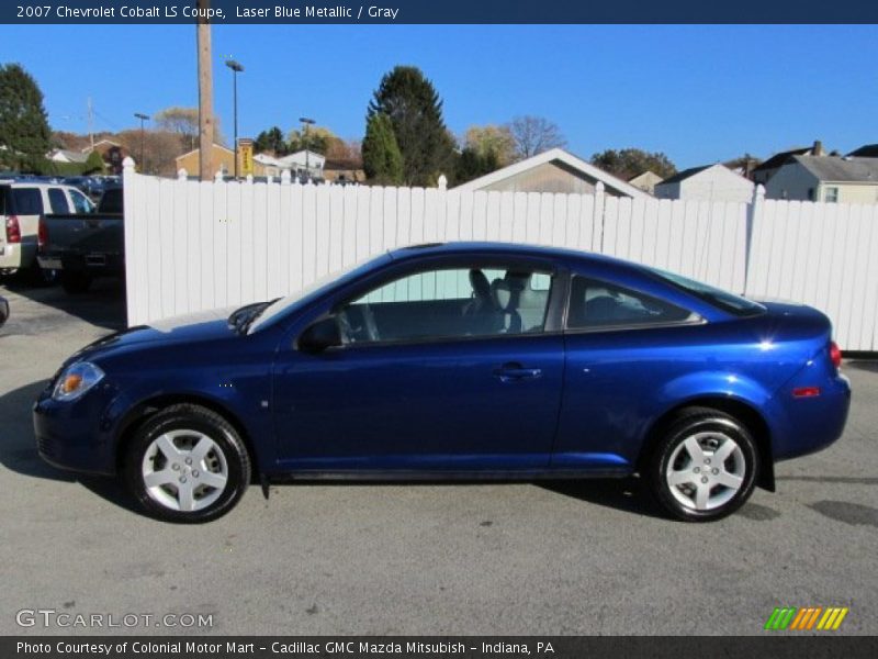 Laser Blue Metallic / Gray 2007 Chevrolet Cobalt LS Coupe