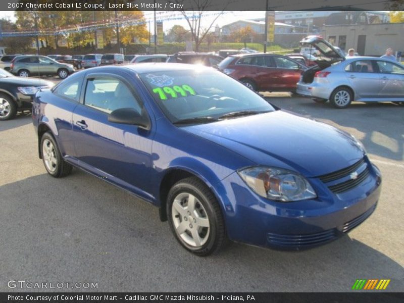 Laser Blue Metallic / Gray 2007 Chevrolet Cobalt LS Coupe