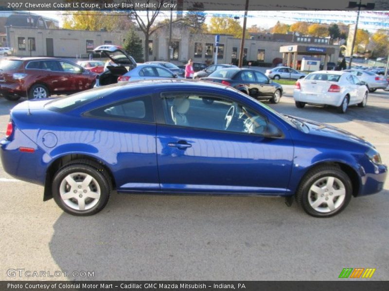 Laser Blue Metallic / Gray 2007 Chevrolet Cobalt LS Coupe