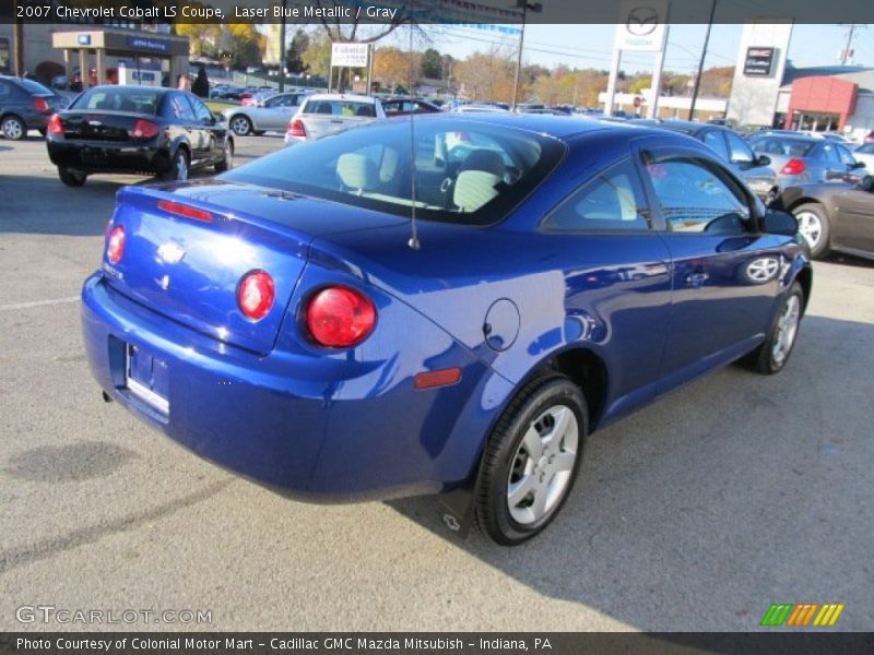 Laser Blue Metallic / Gray 2007 Chevrolet Cobalt LS Coupe