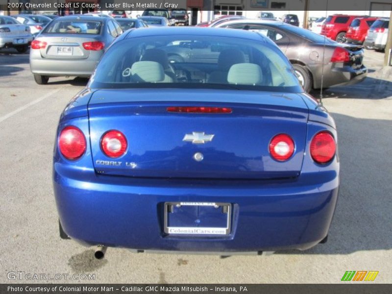 Laser Blue Metallic / Gray 2007 Chevrolet Cobalt LS Coupe