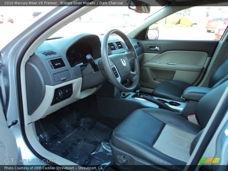 Brilliant Silver Metallic / Dark Charcoal 2010 Mercury Milan V6 Premier