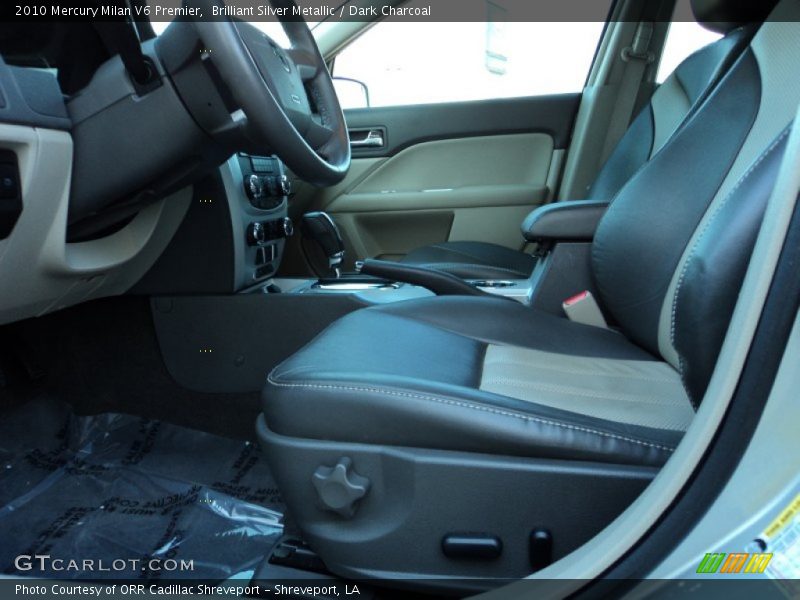 Brilliant Silver Metallic / Dark Charcoal 2010 Mercury Milan V6 Premier