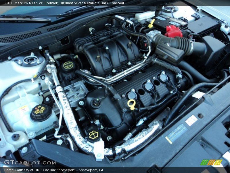 Brilliant Silver Metallic / Dark Charcoal 2010 Mercury Milan V6 Premier