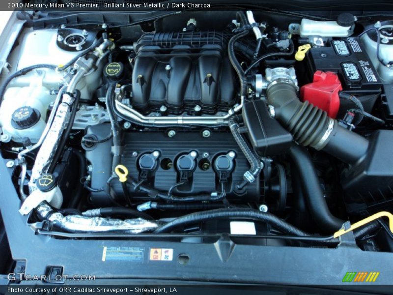 Brilliant Silver Metallic / Dark Charcoal 2010 Mercury Milan V6 Premier