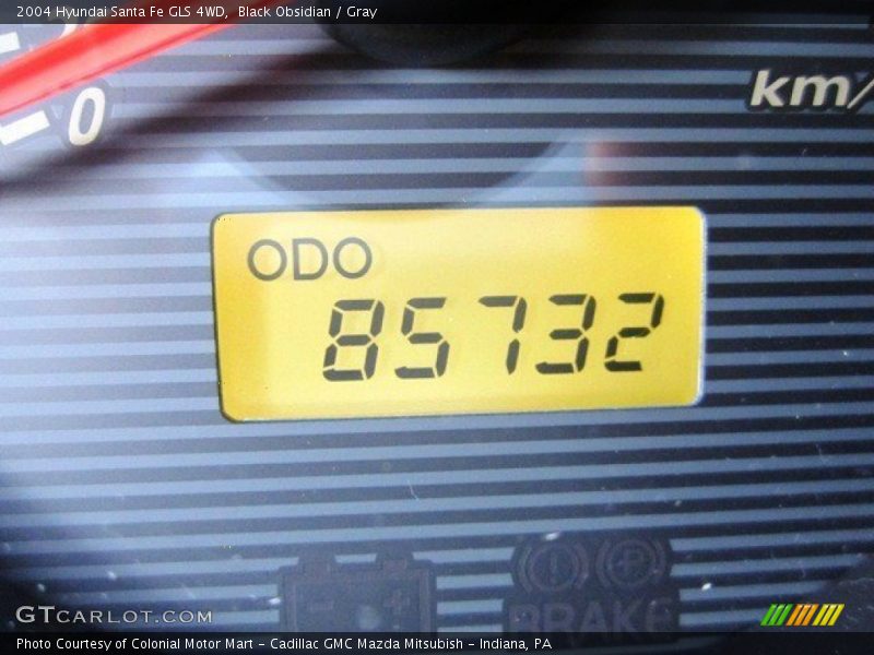 Black Obsidian / Gray 2004 Hyundai Santa Fe GLS 4WD