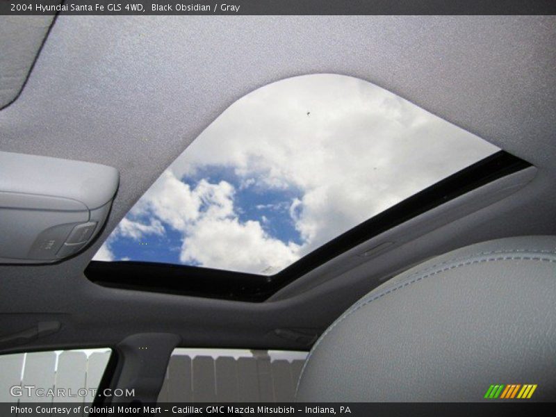 Black Obsidian / Gray 2004 Hyundai Santa Fe GLS 4WD