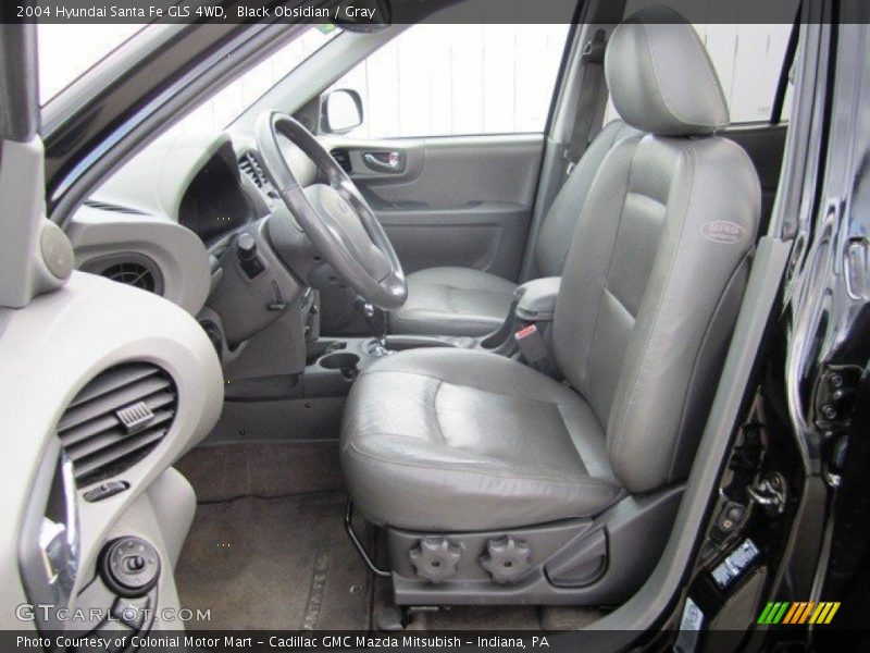 Black Obsidian / Gray 2004 Hyundai Santa Fe GLS 4WD