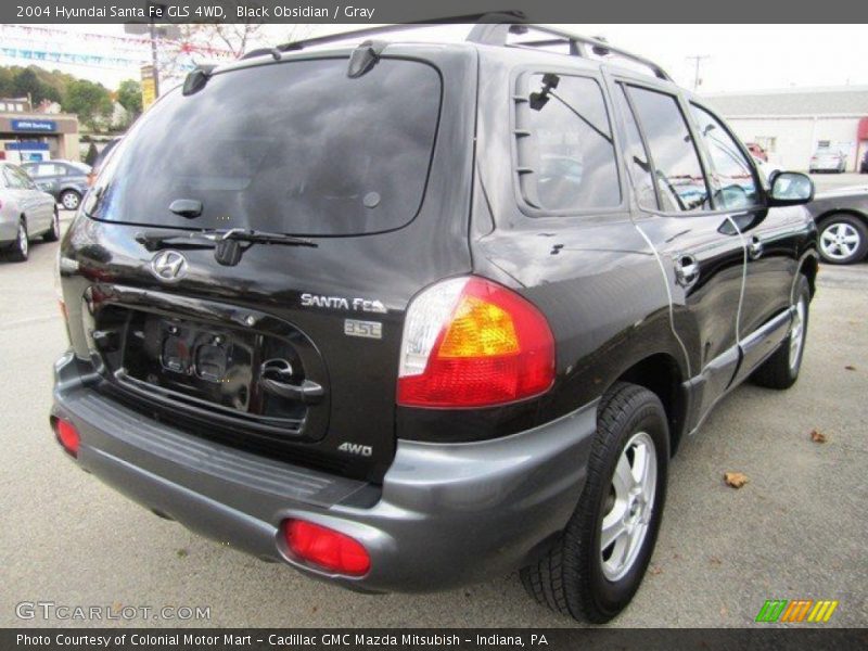 Black Obsidian / Gray 2004 Hyundai Santa Fe GLS 4WD
