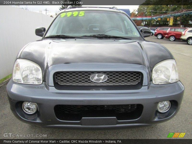 Black Obsidian / Gray 2004 Hyundai Santa Fe GLS 4WD